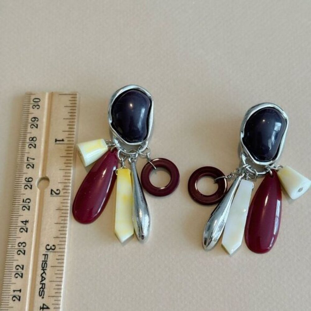 Boho Statement Dangle Earrings N1470 - image 6
